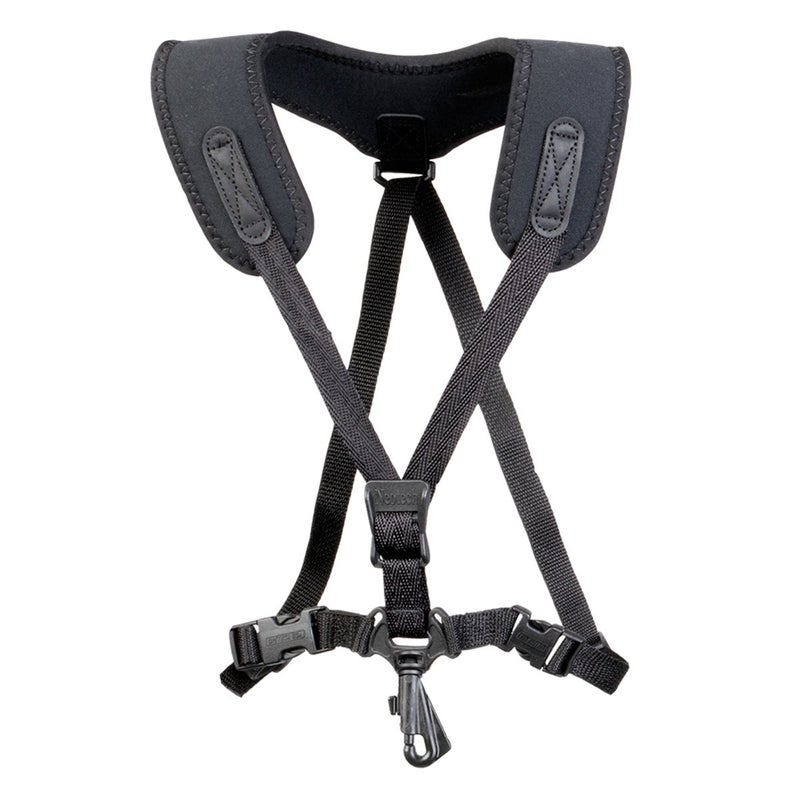 Neo Tech Neotech Super Harness - Junior - Swivel Hook - Saxophone Strap â€“ Adjustable Strap for Bass Clarinet Harness, Saxophone Accessories, Black - Made in USA - Image 1